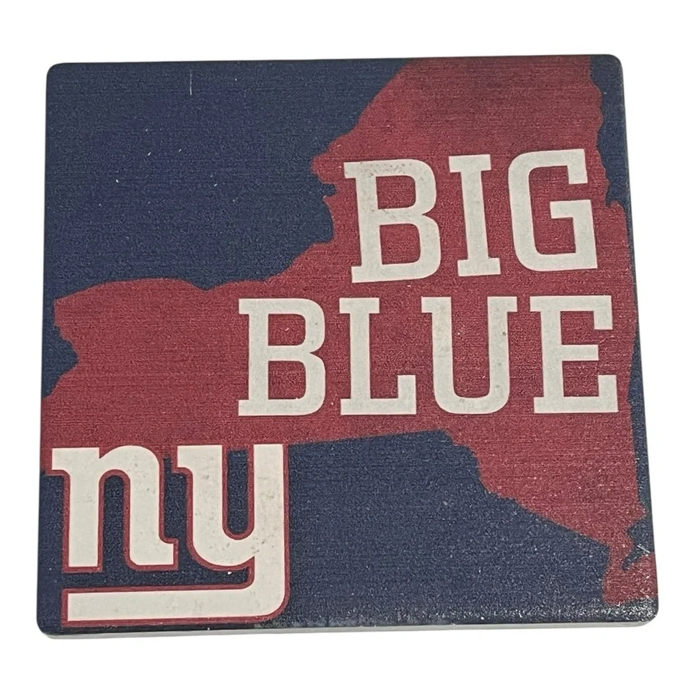 Big Blue Coasters Set - Red and Blue
